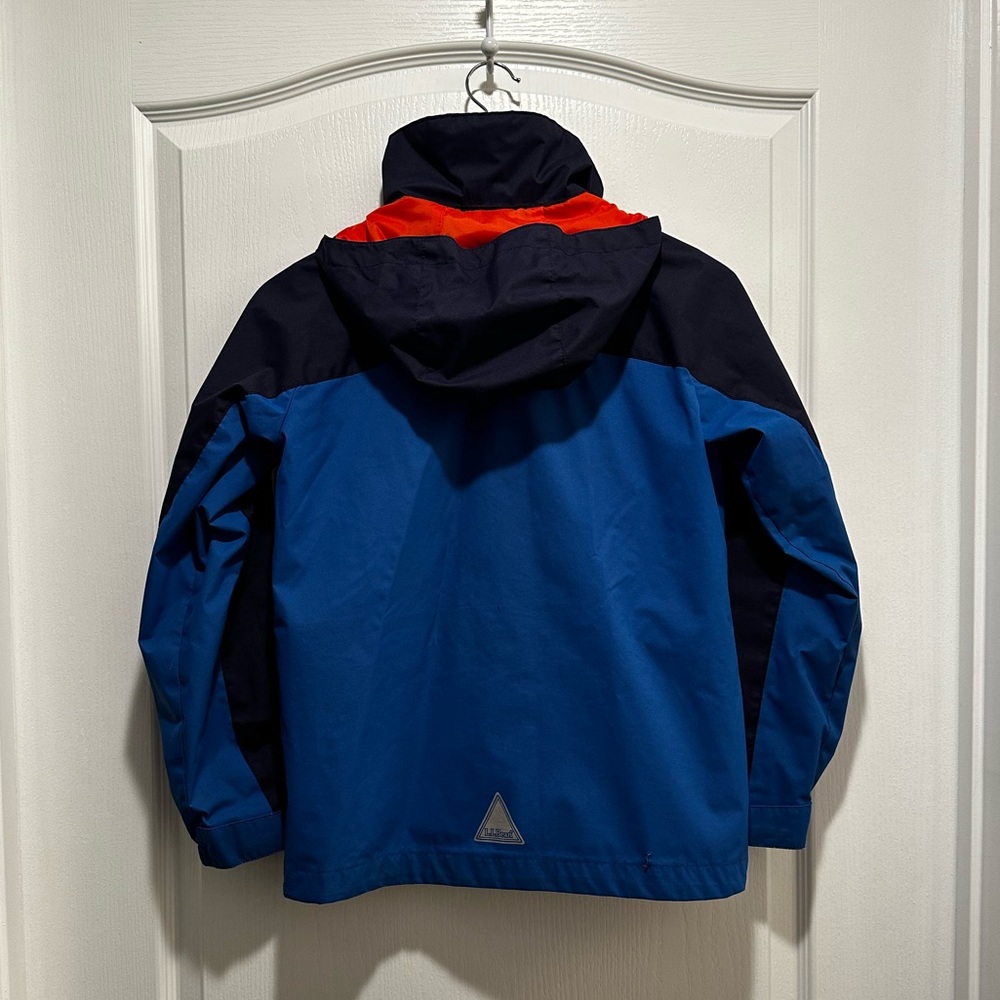 L.L Bean Blue & Orange Hooded Jacket - Picture 15 of 16